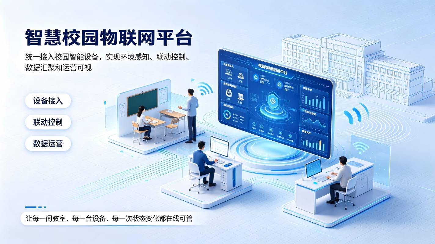智慧校园物联网平台：校园万物互联与智能感知一体化管理平台解决方案