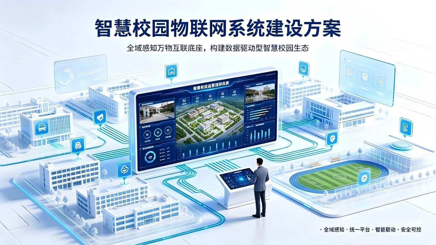 智慧校园物联网系统：构建数据驱动型智慧校园生态(图1)