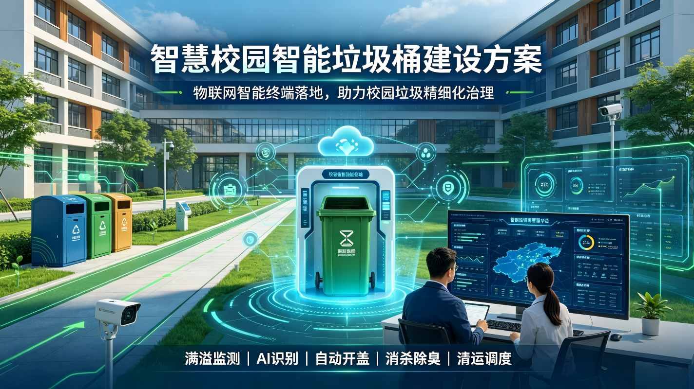 智慧校园智能垃圾桶建设方案：助力校园垃圾精细化治理