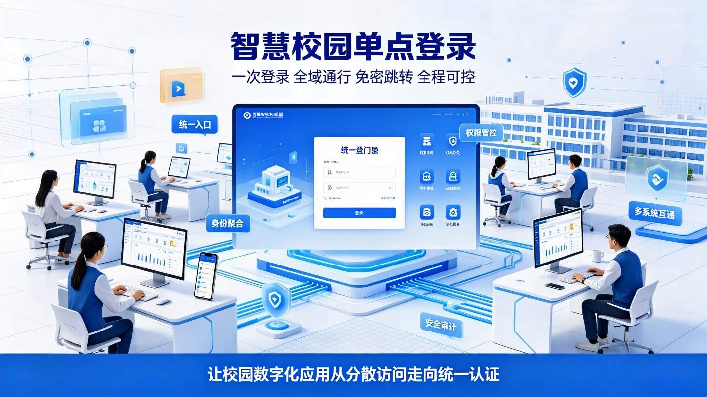 智慧校园单点登录：校园一站式登录集成与数字化统一访问方案