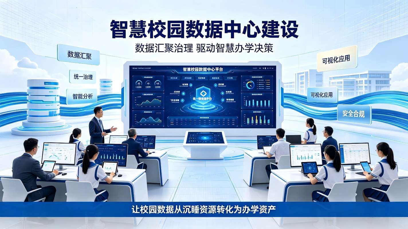 智慧校园数据中心建设:校园数据汇聚治理与数字化智慧决策方案(图1) 智慧校园数据中心建设:校园数据汇聚治理与数字化智慧决策方案(图1)