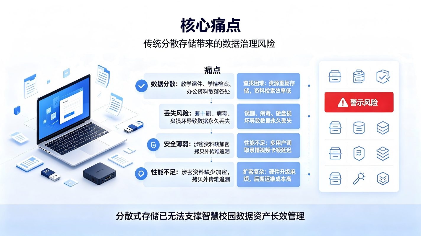 智慧校园存储系统:校园数据安全存储,备份与一体化管理解决方案(图2) 智慧校园存储系统:校园数据安全存储,备份与一体化管理解决方案(图2)