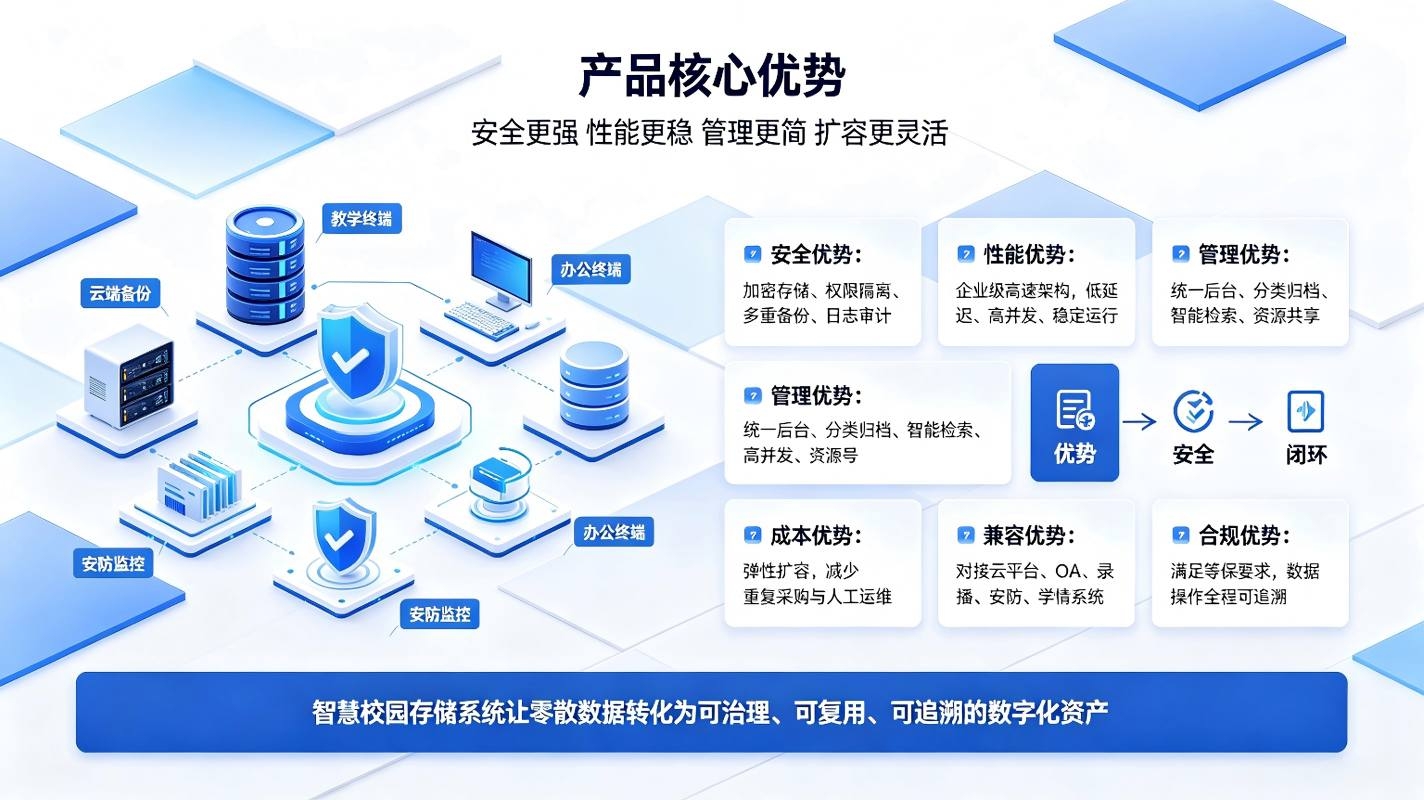 智慧校园存储系统:校园数据安全存储,备份与一体化管理解决方案(图4) 智慧校园存储系统:校园数据安全存储,备份与一体化管理解决方案(图4)