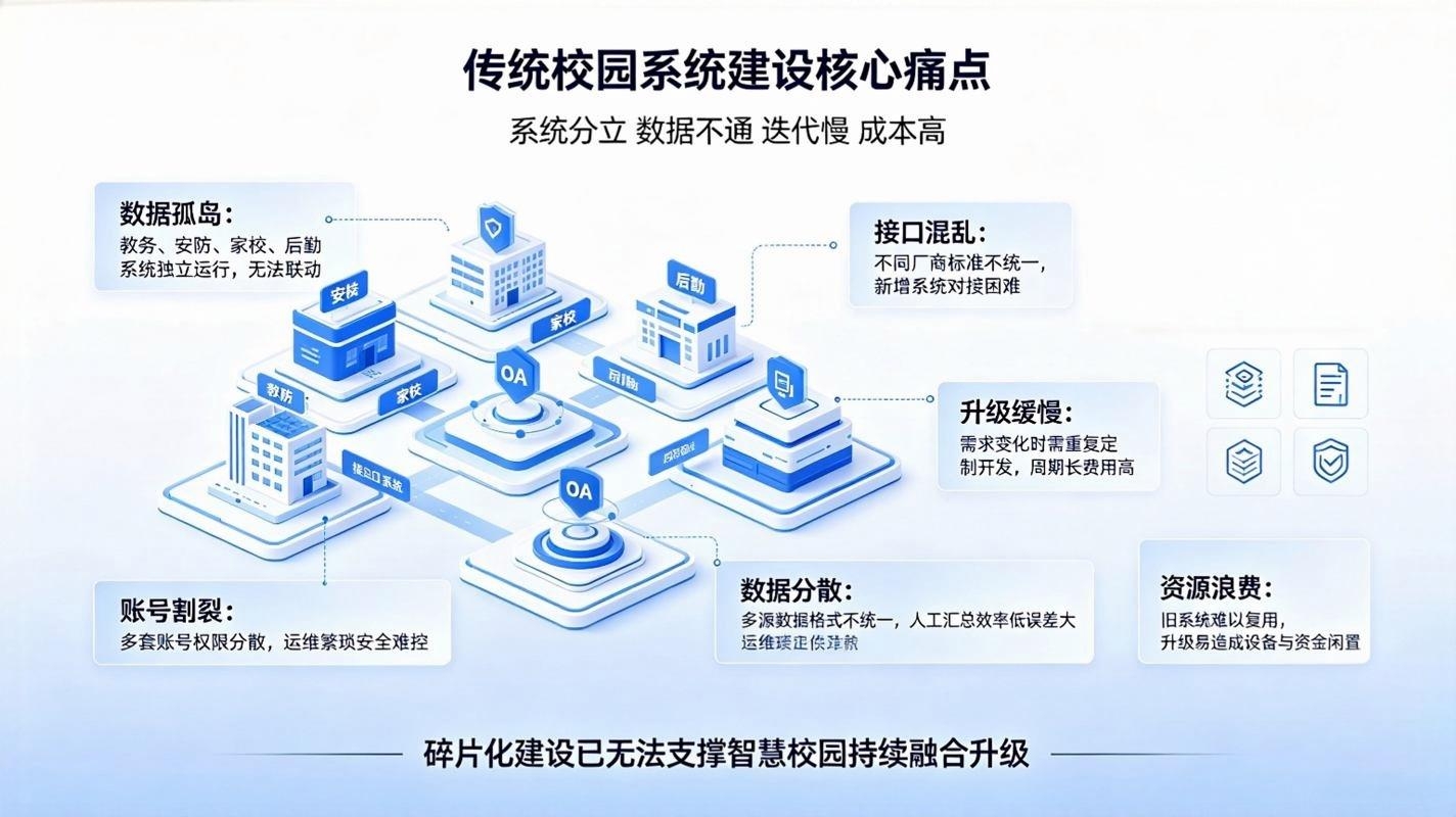 智慧校园SDK建设:校园系统接口集成,数据互通与轻量化迭代方案(图2) 智慧校园SDK建设:校园系统接口集成,数据互通与轻量化迭代方案(图2)