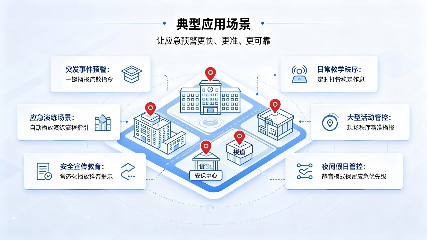 智慧校园紧急广播系统建设方案:构建安全可靠校园应急广播体系(图4) 智慧校园紧急广播系统建设方案:构建安全可靠校园应急广播体系(图4)