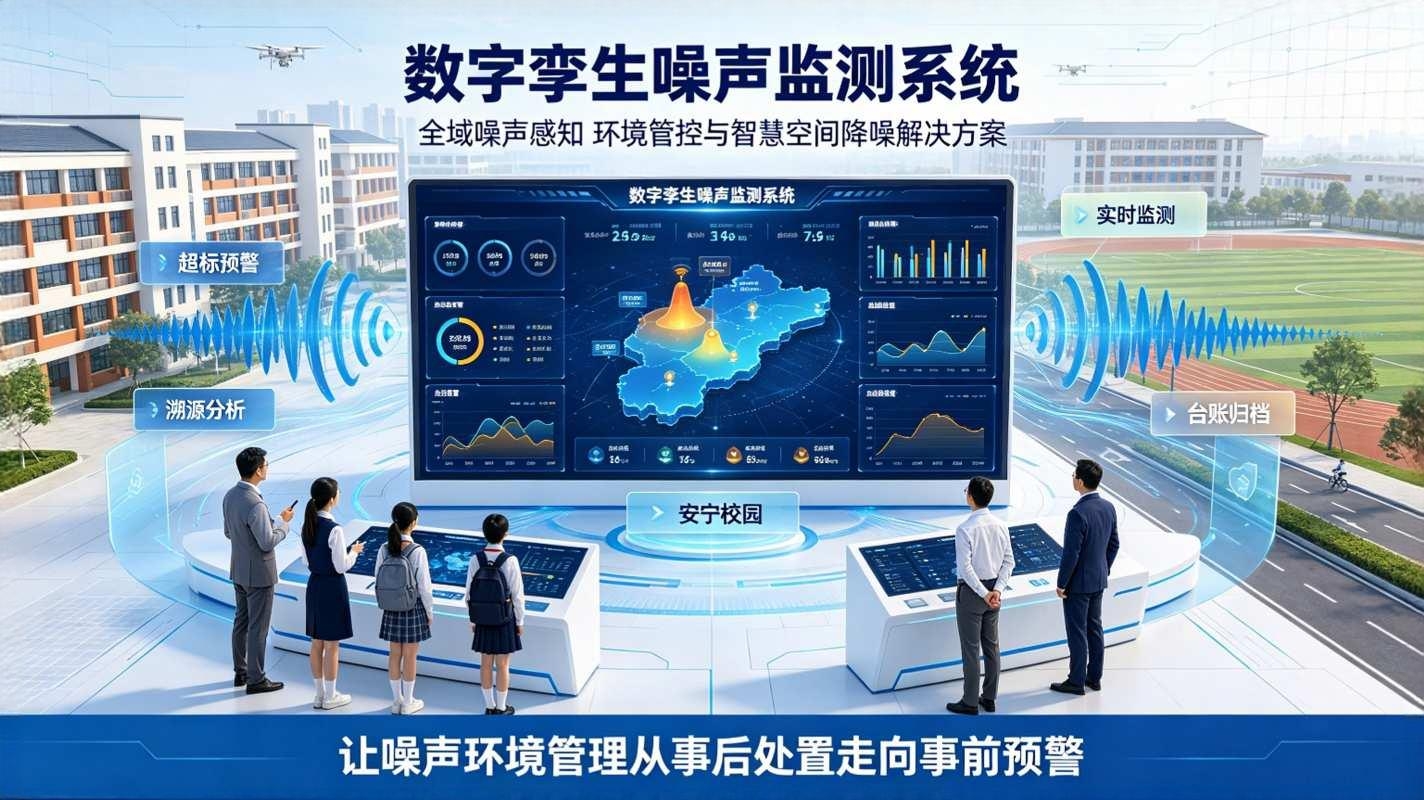数字孪生噪声监测系统:全域噪声感知与智慧空间降噪解决方案(图1) 数字孪生噪声监测系统:全域噪声感知与智慧空间降噪解决方案(图1)