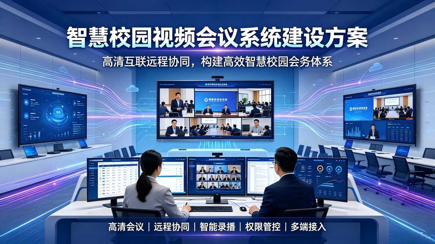 智慧校园视频会议系统建设方案:构建高效智慧校园会务体系(图1) 智慧校园视频会议系统建设方案:构建高效智慧校园会务体系(图1)