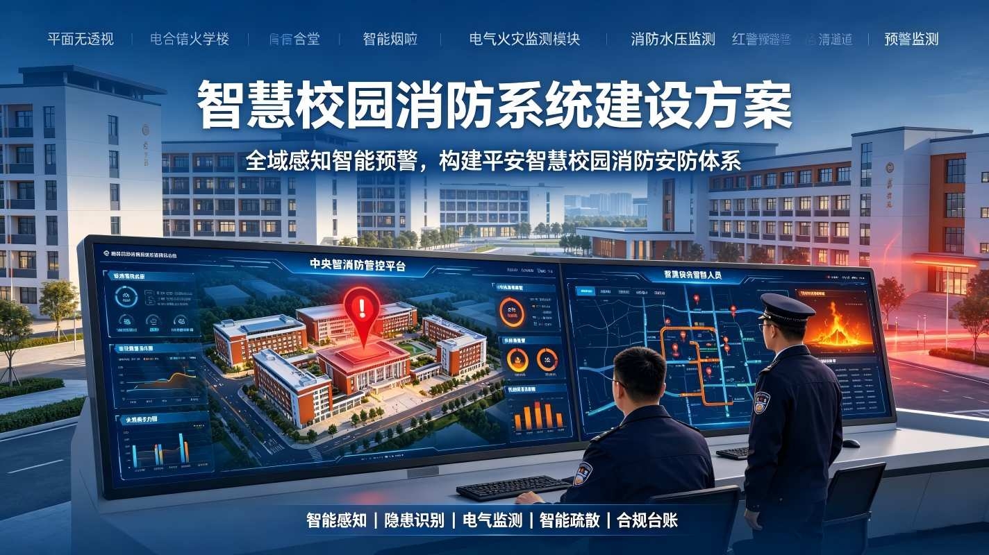 智慧校园消防系统建设方案:构建平安智慧校园消防安防体系(图1) 智慧校园消防系统建设方案:构建平安智慧校园消防安防体系(图1)