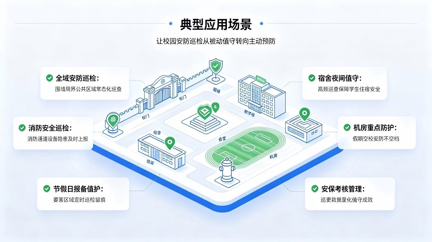智慧校园巡更系统建设方案:构建平安校园安防巡查体系(图4) 智慧校园巡更系统建设方案:构建平安校园安防巡查体系(图4)