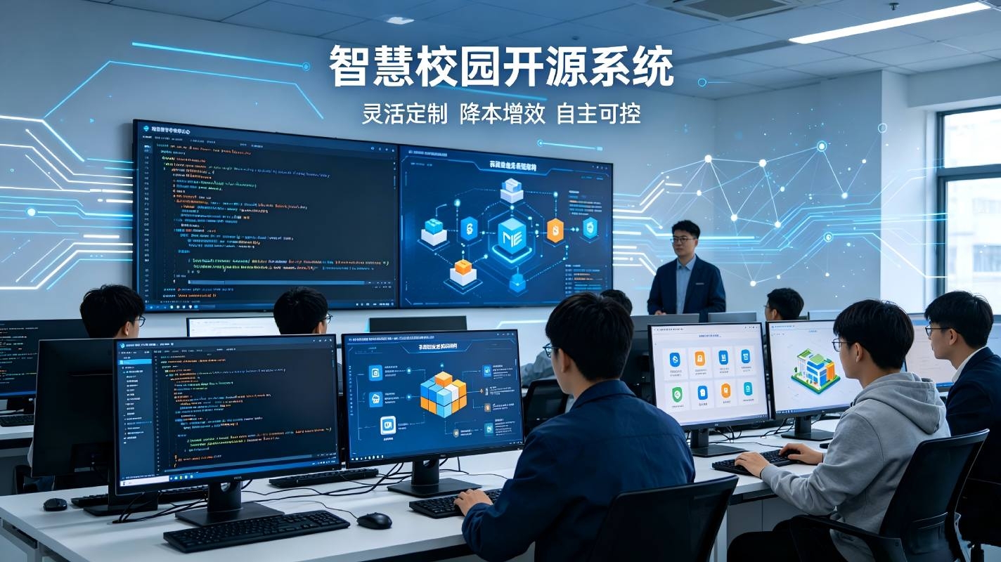 智慧校园开源系统:降本增效的校园数字化建设新路径(图1) 智慧校园开源系统:降本增效的校园数字化建设新路径(图1)