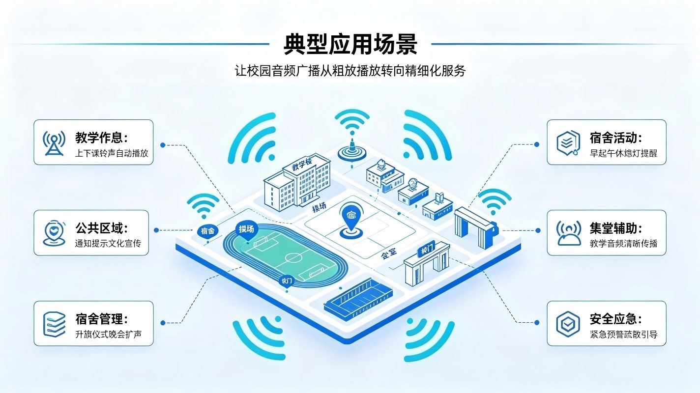 智慧校园音响广播系统建设方案：构建校园数字化广播音响体系(图4)