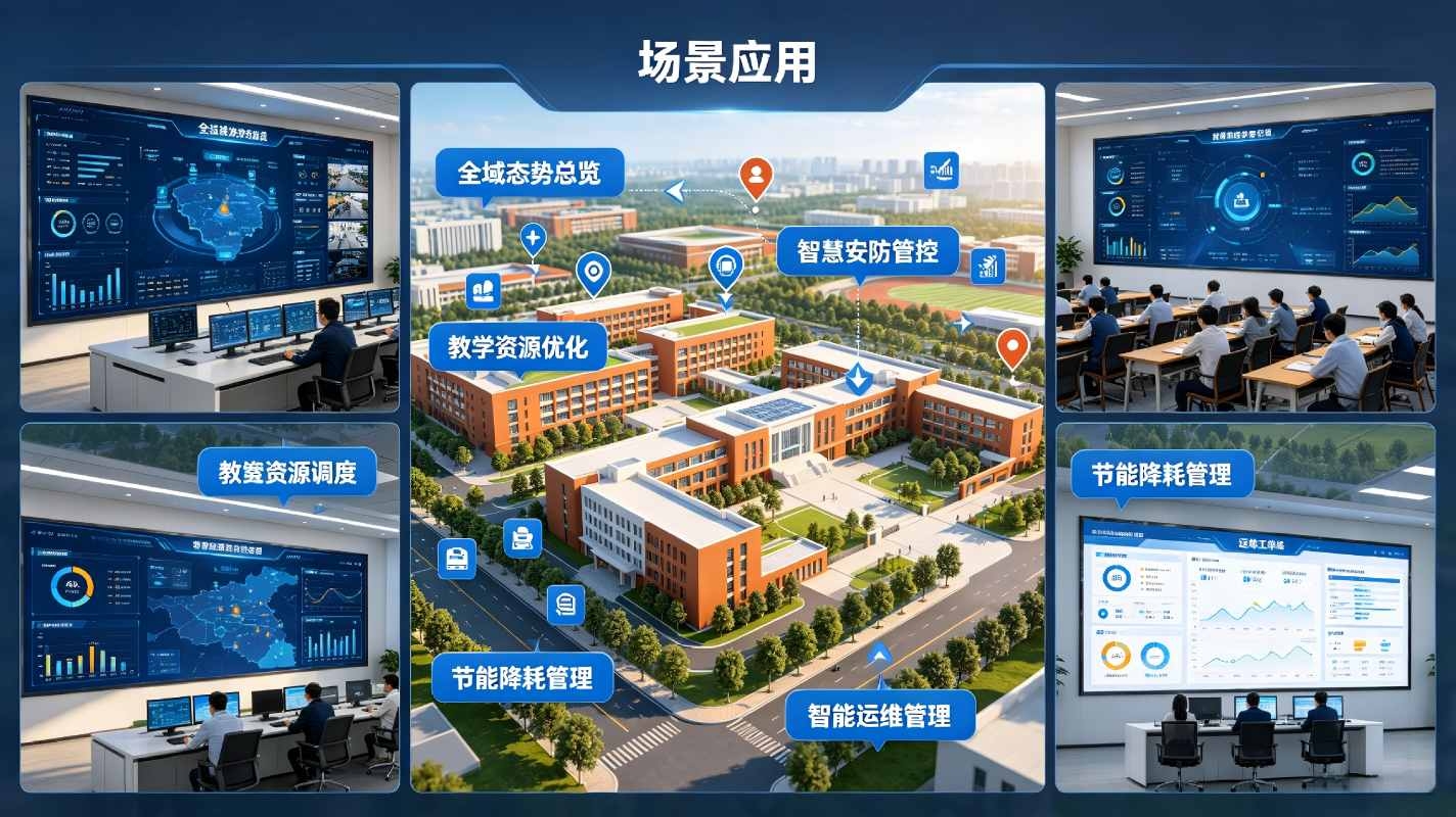 数字孪生校园运行态势系统：赋能智慧校园全域可视化智能管控(图4)