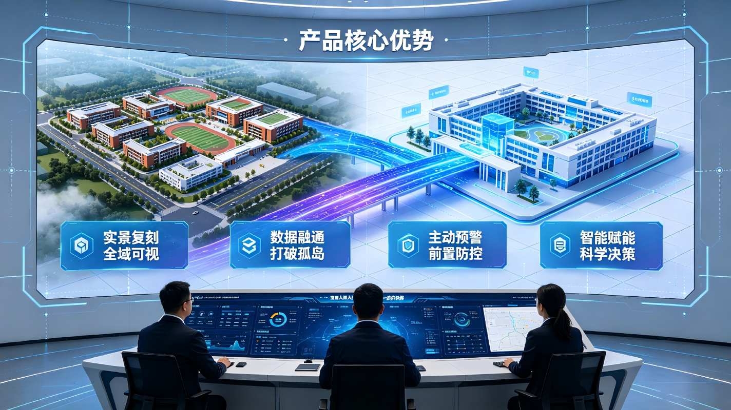 数字孪生校园运行态势系统：赋能智慧校园全域可视化智能管控(图2)