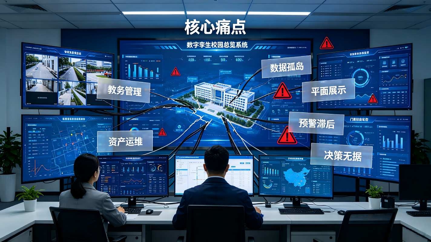 数字孪生校园总览系统：一屏统览校园全域智能可视化管控平台(图2)