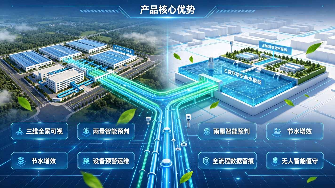 数字孪生雨水回收系统：智慧海绵城市精细化节水管控方案(图3)