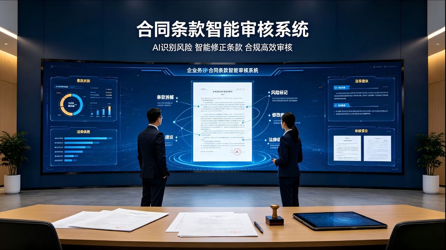 合同条款智能审核系统：企业法务合规风控智能提质增效方案(图1)
