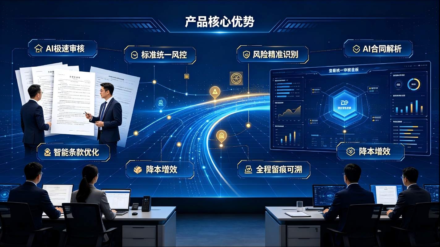 合同条款智能审核系统：企业法务合规风控智能提质增效方案(图3)