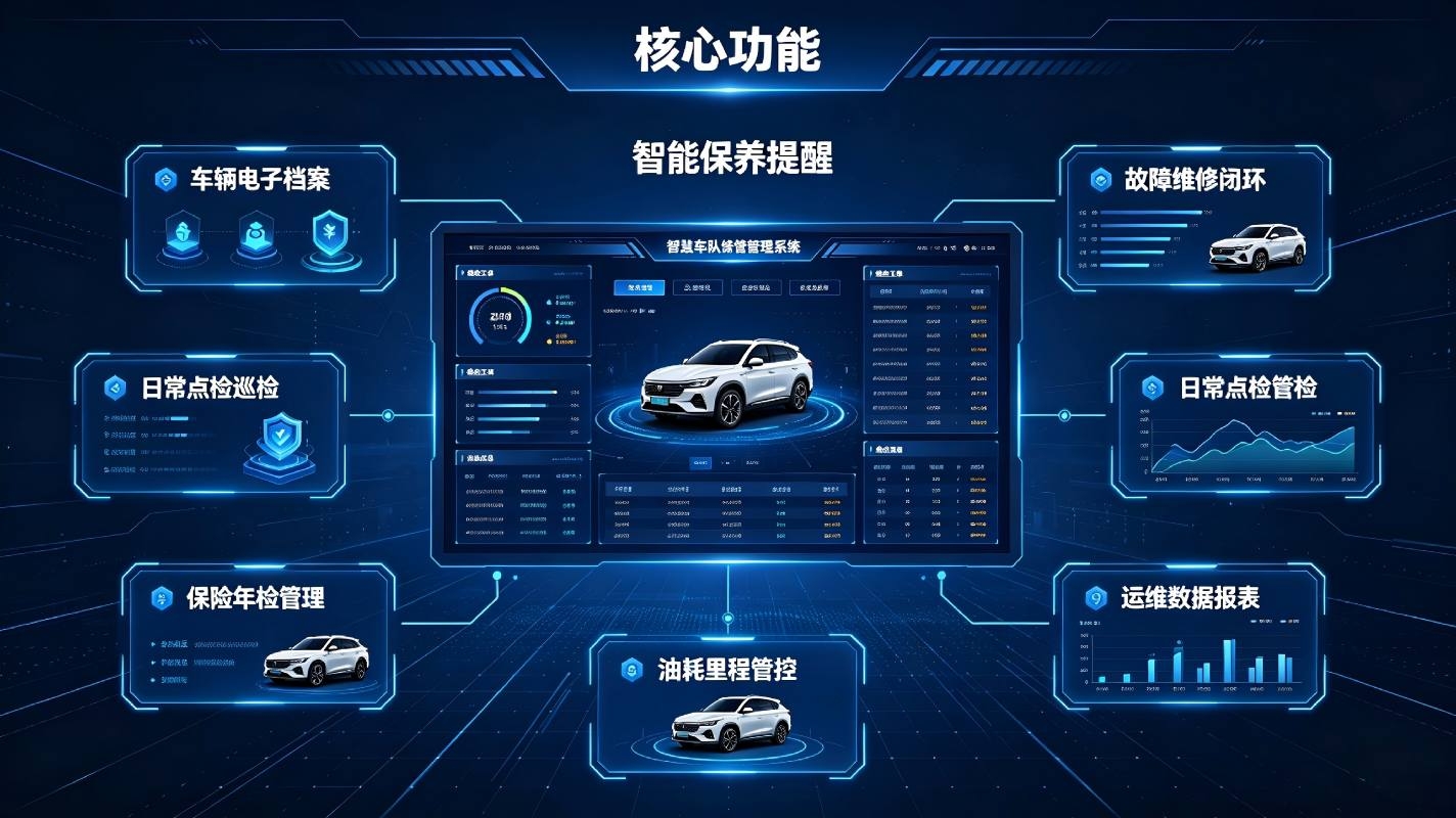 车辆维修保养管理系统：企业车队智能运维数字化管理方案(图4)