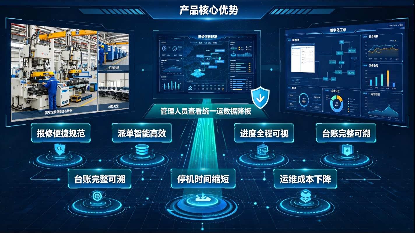 设备故障智能报修系统：企业设备运维数字化闭环解决方案(图3)