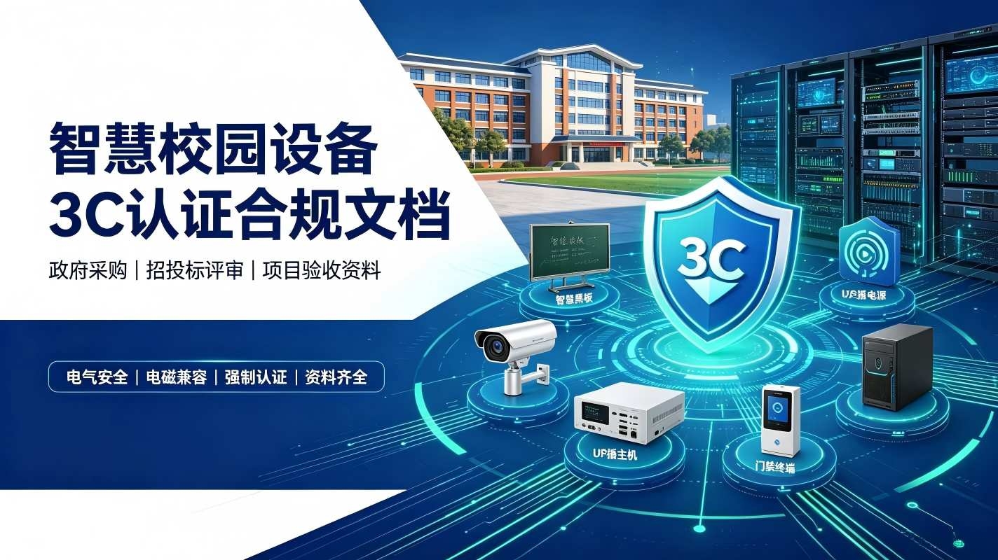 智慧校园设备3C认证合规文档(图1)