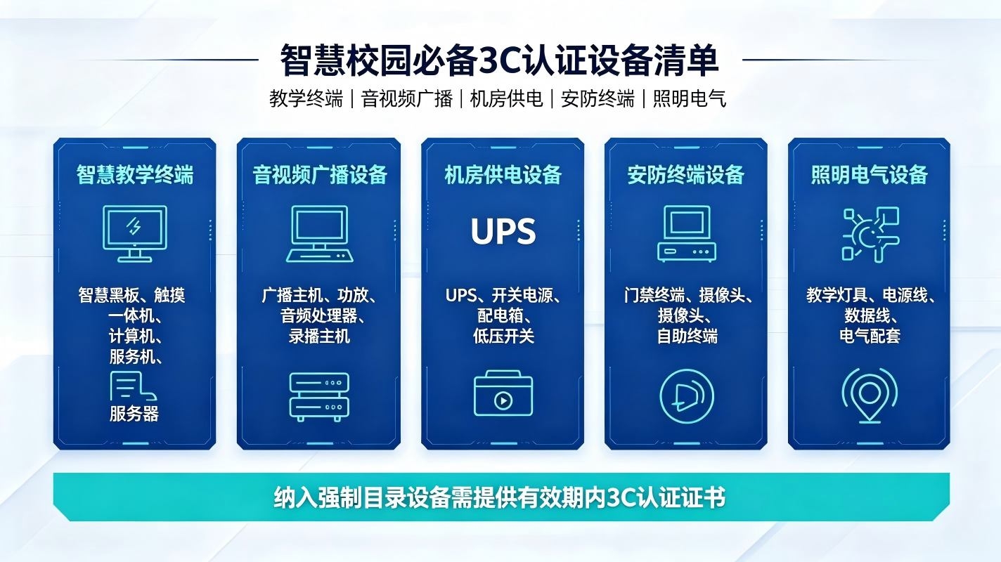 智慧校园设备3C认证合规文档(图3)