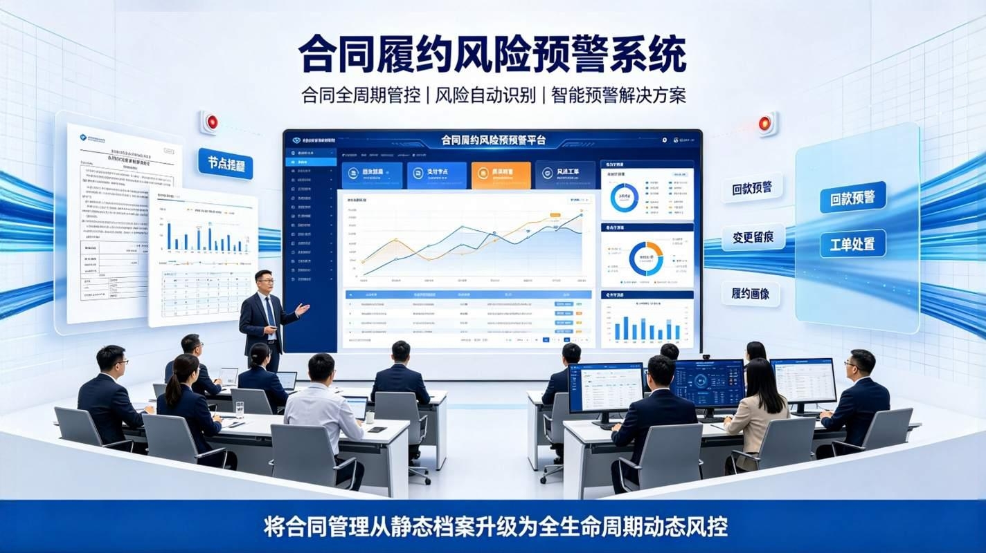 合同履约风险预警系统：合同全周期管控与智能预警解决方案