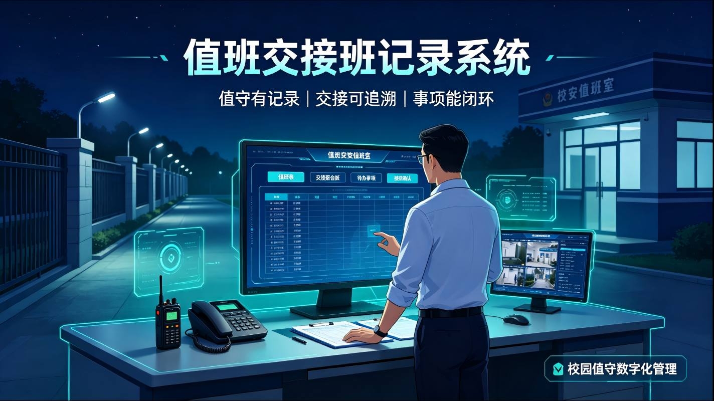 值班交接班记录系统：规范值守流程，实现闭环高效管理(图1)