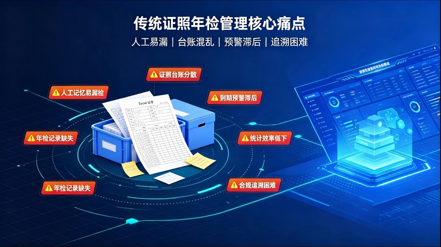 证照年检到期提醒系统：智能预警管控，杜绝证照逾期风险(图2)