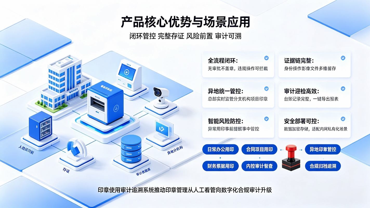 印章使用审计追溯系统：智能用印管控与合规审计追溯解决方案(图4)