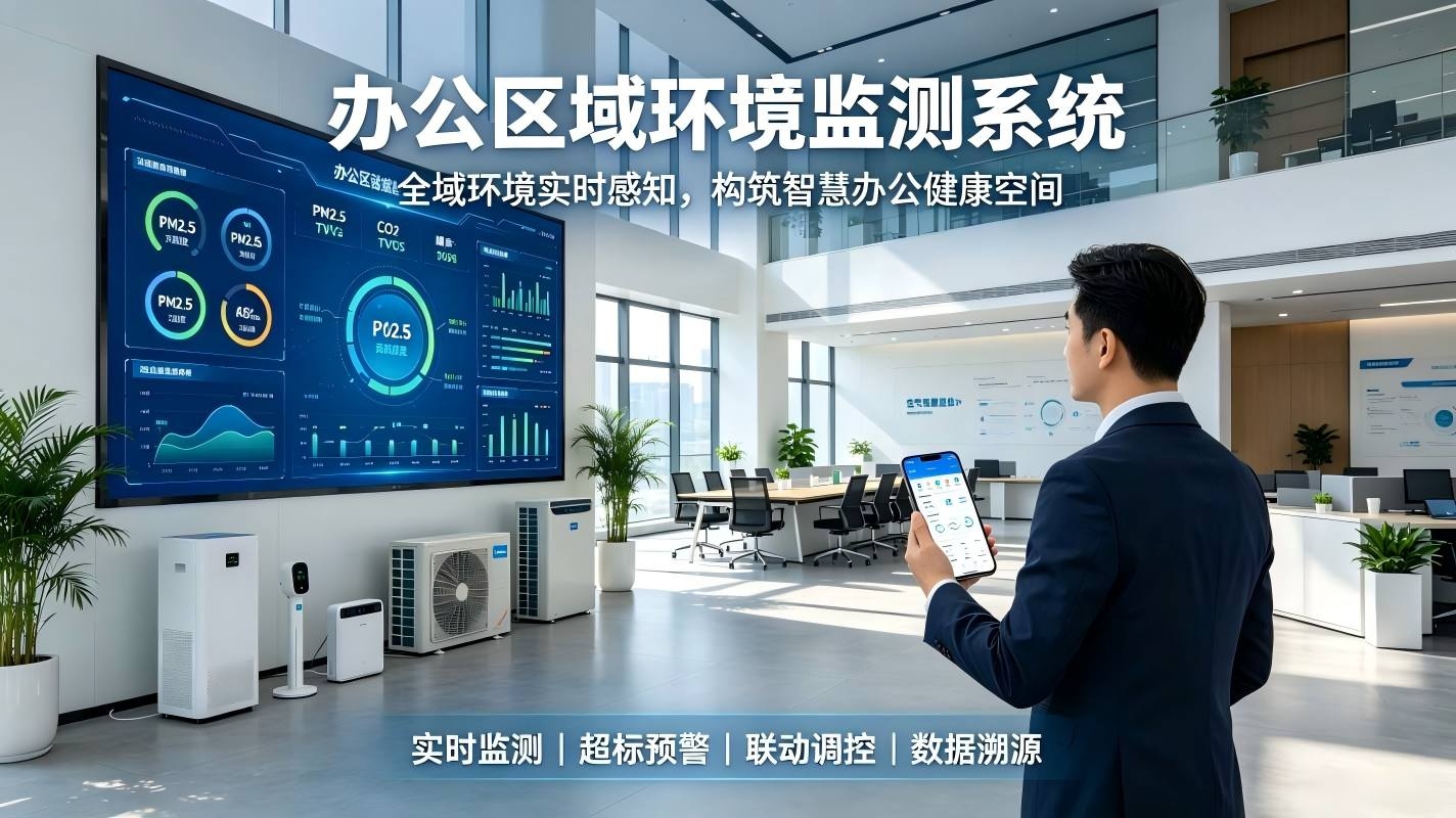办公区域环境监测系统：构筑智慧办公健康空间(图1)