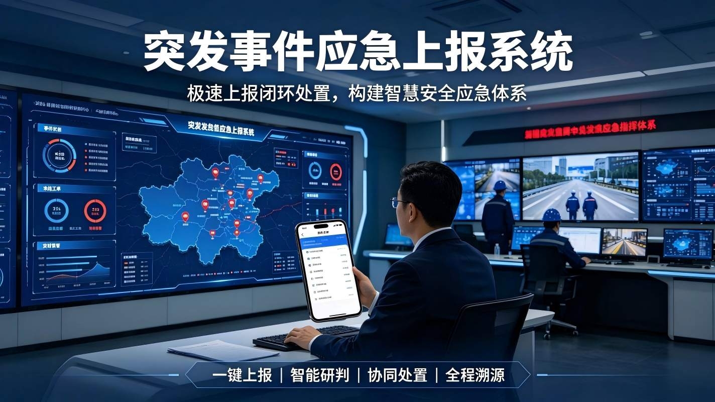 突发事件应急上报系统:构建智慧安全应急体系(图1) 突发事件应急上报系统:构建智慧安全应急体系(图1)