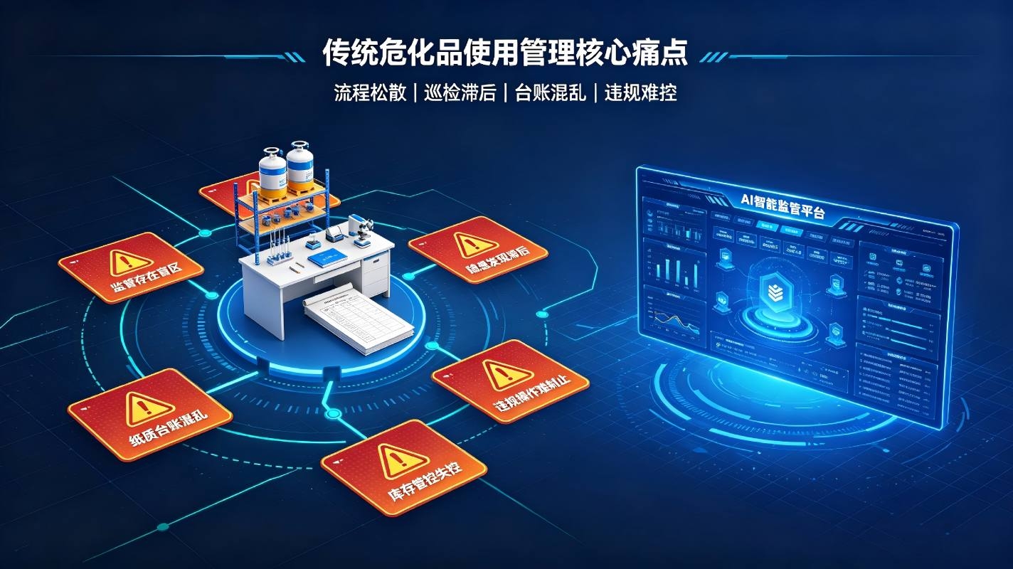 AI危化品使用智能监管系统:筑牢安全防线,实现危化品全流程智能管控(图2) AI危化品使用智能监管系统:筑牢安全防线,实现危化品全流程智能管控(图2)