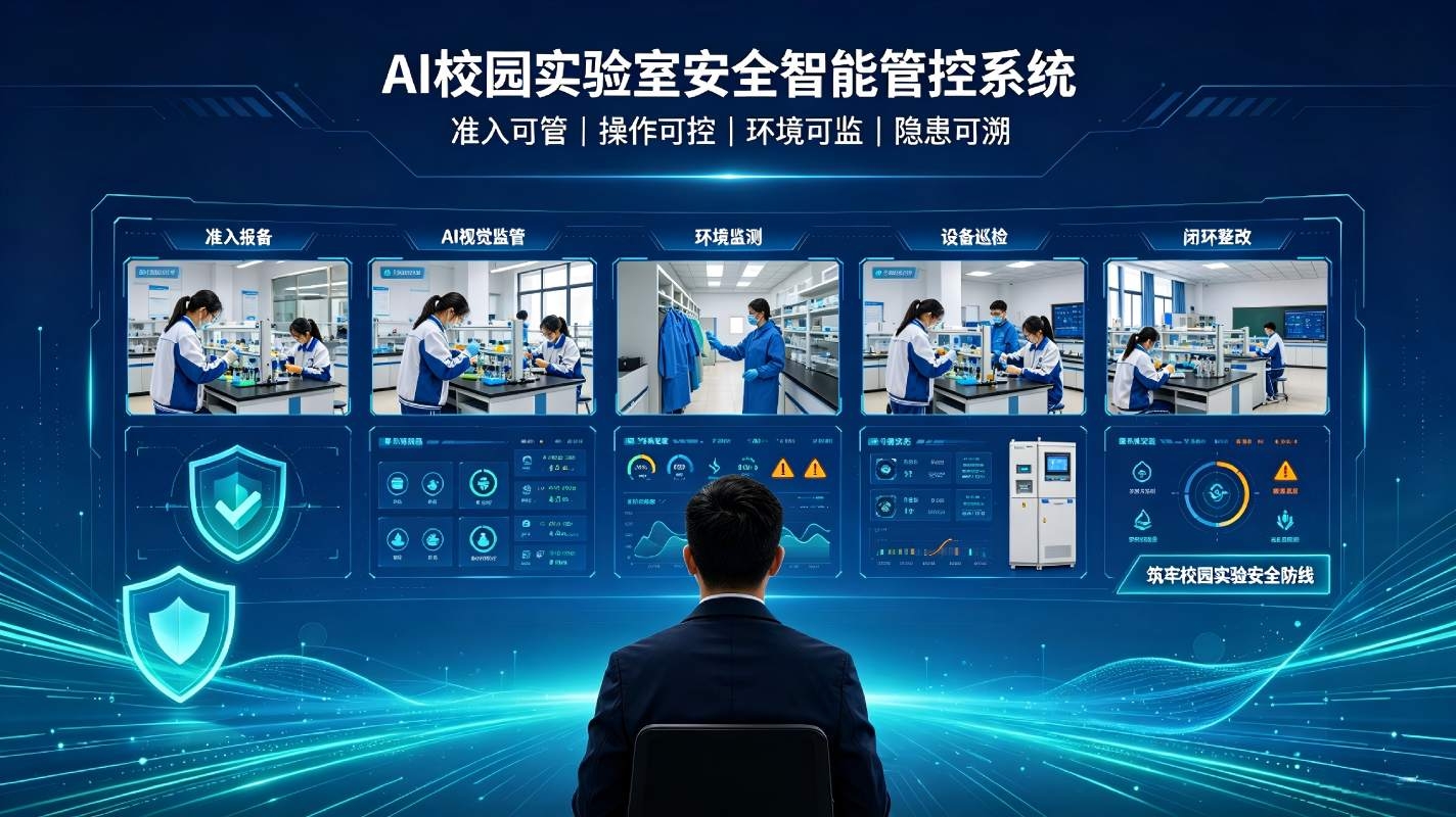 AI校园实验室安全智能管控系统:筑牢实验防线,实现校园安全智慧监管(图1) AI校园实验室安全智能管控系统:筑牢实验防线,实现校园安全智慧监管(图1)