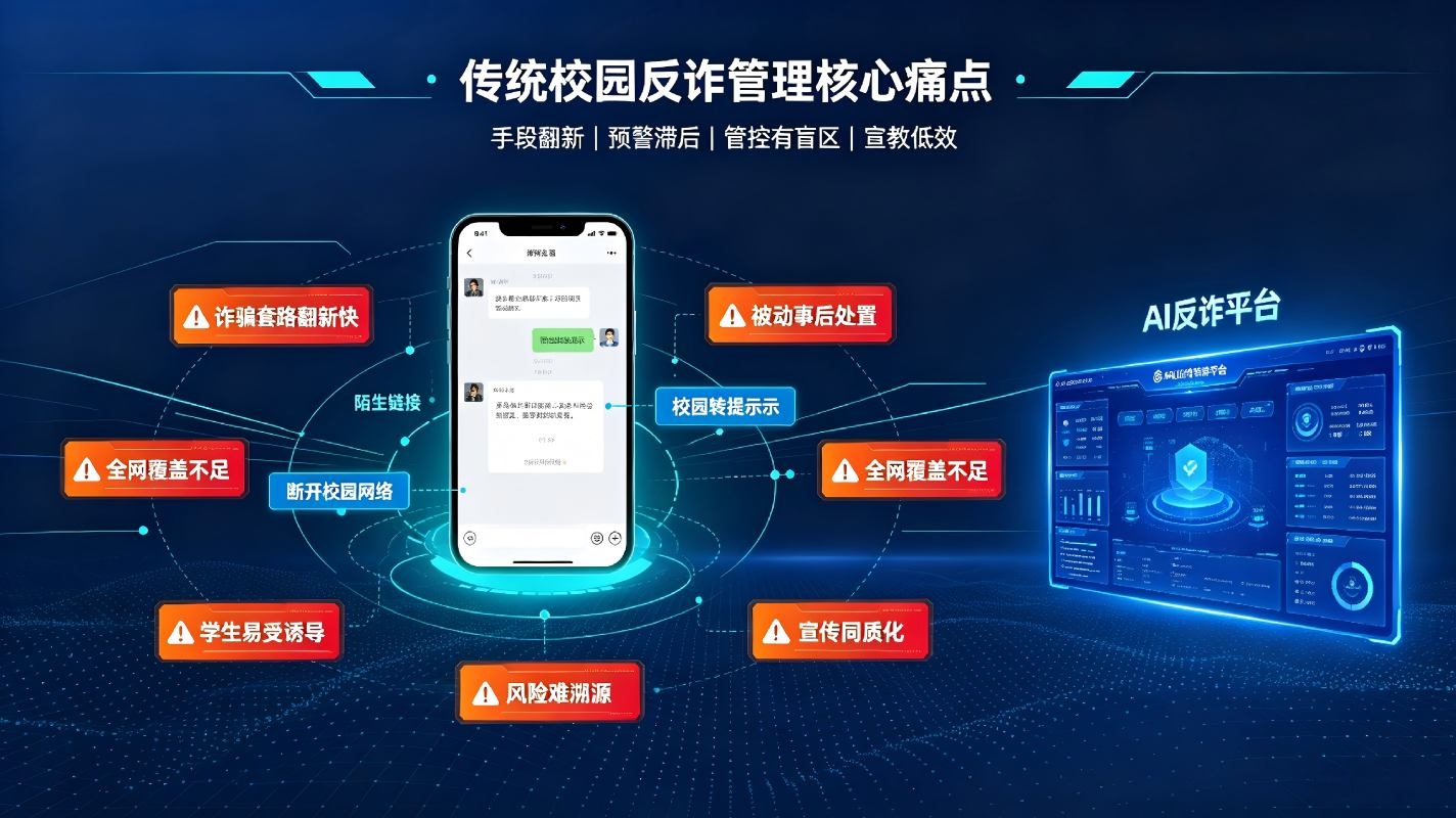 AI校园网络诈骗智能拦截系统:筑牢校园反诈屏障,守护师生网络安全(图2) AI校园网络诈骗智能拦截系统:筑牢校园反诈屏障,守护师生网络安全(图2)