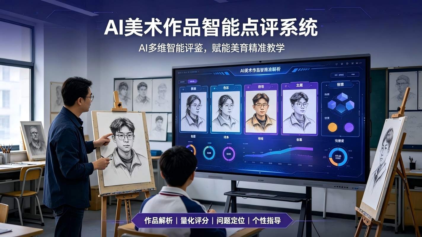 AI美术作品智能点评系统:赋能美育精准教学(图1) AI美术作品智能点评系统:赋能美育精准教学(图1)