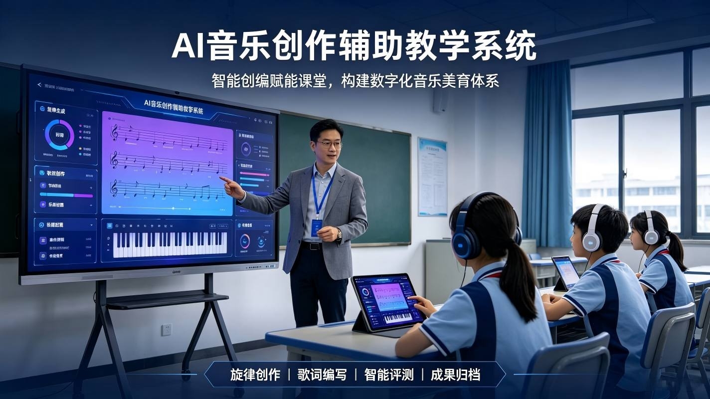 AI音乐创作辅助教学系统:构建数字化音乐美育体系(图1) AI音乐创作辅助教学系统:构建数字化音乐美育体系(图1)