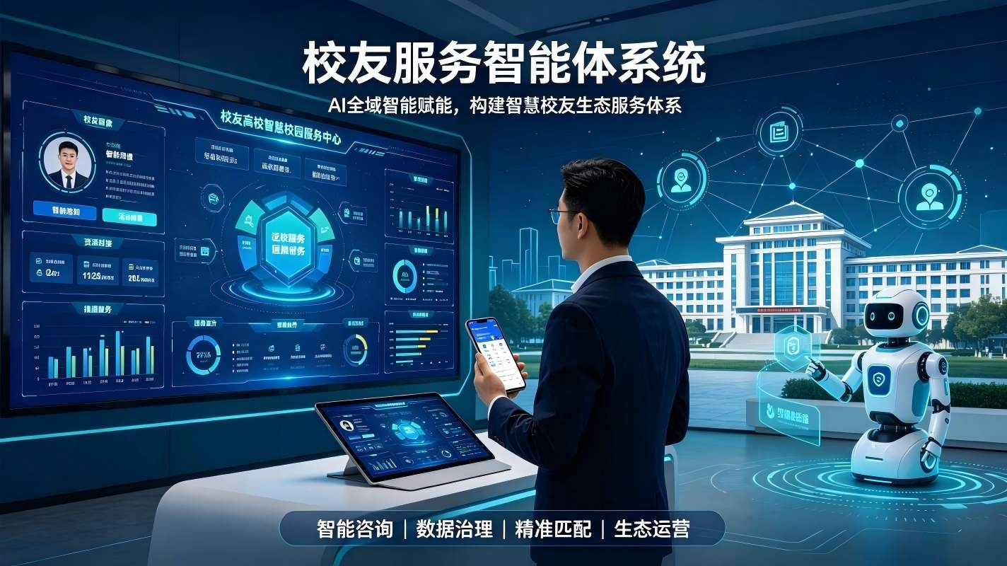 校友服务智能体系统:构建智慧校友生态服务体系(图1) 校友服务智能体系统:构建智慧校友生态服务体系(图1)