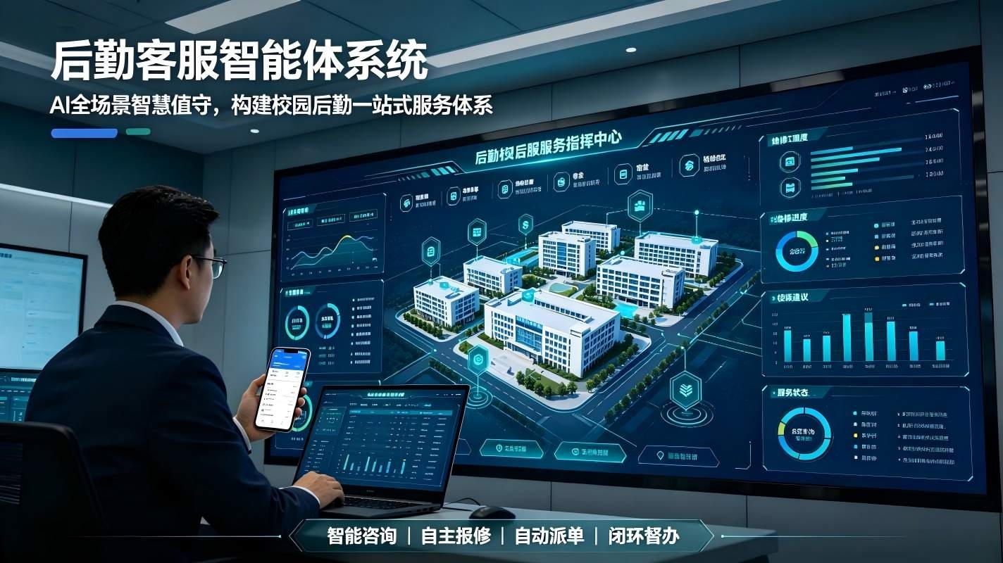 后勤客服智能体系统:构建校园后勤一站式服务体系(图1) 后勤客服智能体系统:构建校园后勤一站式服务体系(图1)