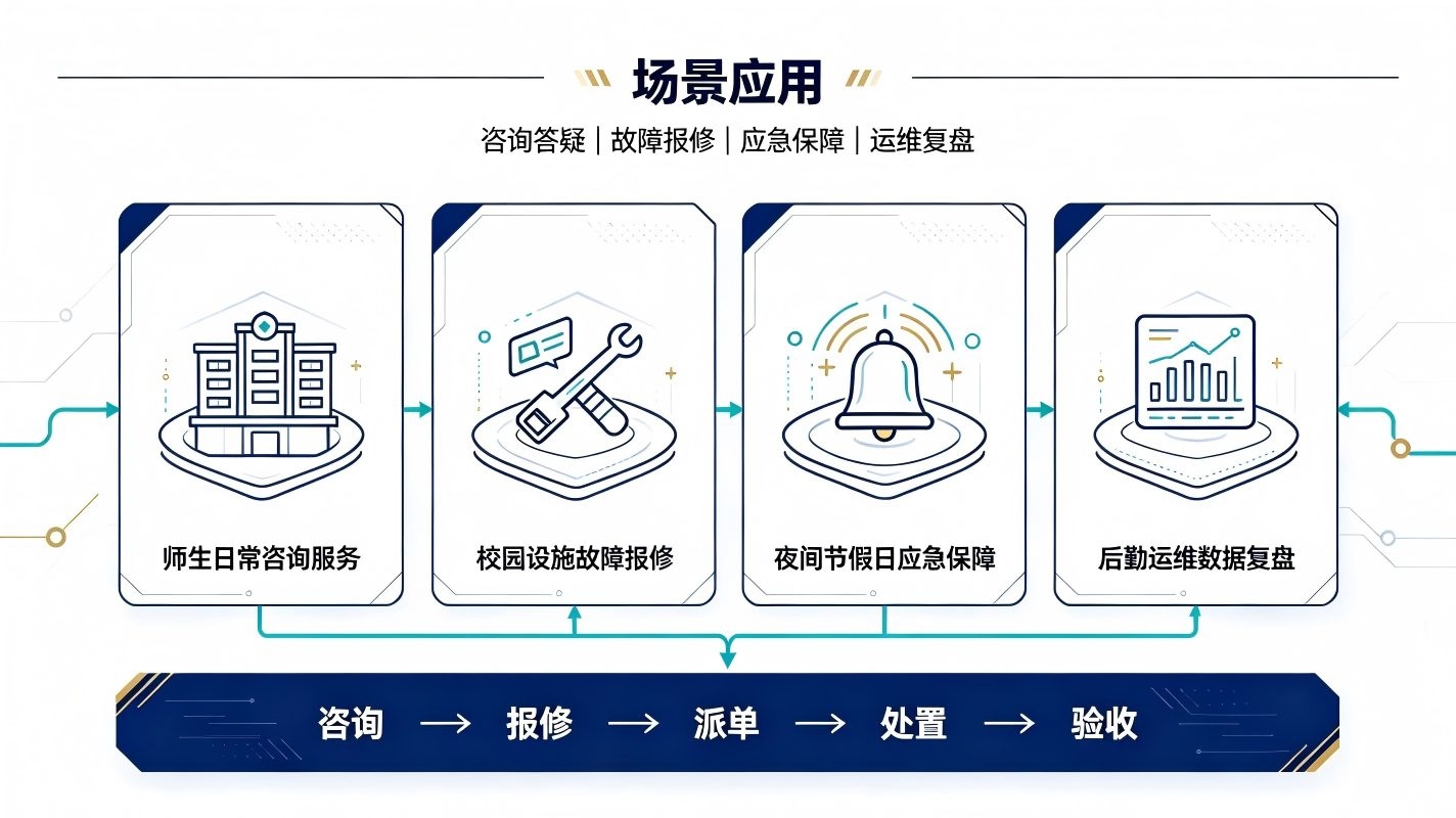 后勤客服智能体系统:构建校园后勤一站式服务体系(图4) 后勤客服智能体系统:构建校园后勤一站式服务体系(图4)