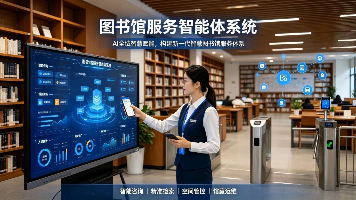 图书馆服务智能体系统:构建新一代智慧图书馆服务体系(图1) 图书馆服务智能体系统:构建新一代智慧图书馆服务体系(图1)