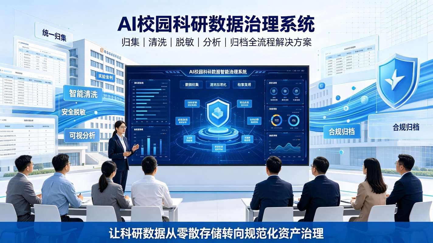 AI校园科研数据治理系统:数据智能管控方案(图1) AI校园科研数据治理系统:数据智能管控方案(图1)