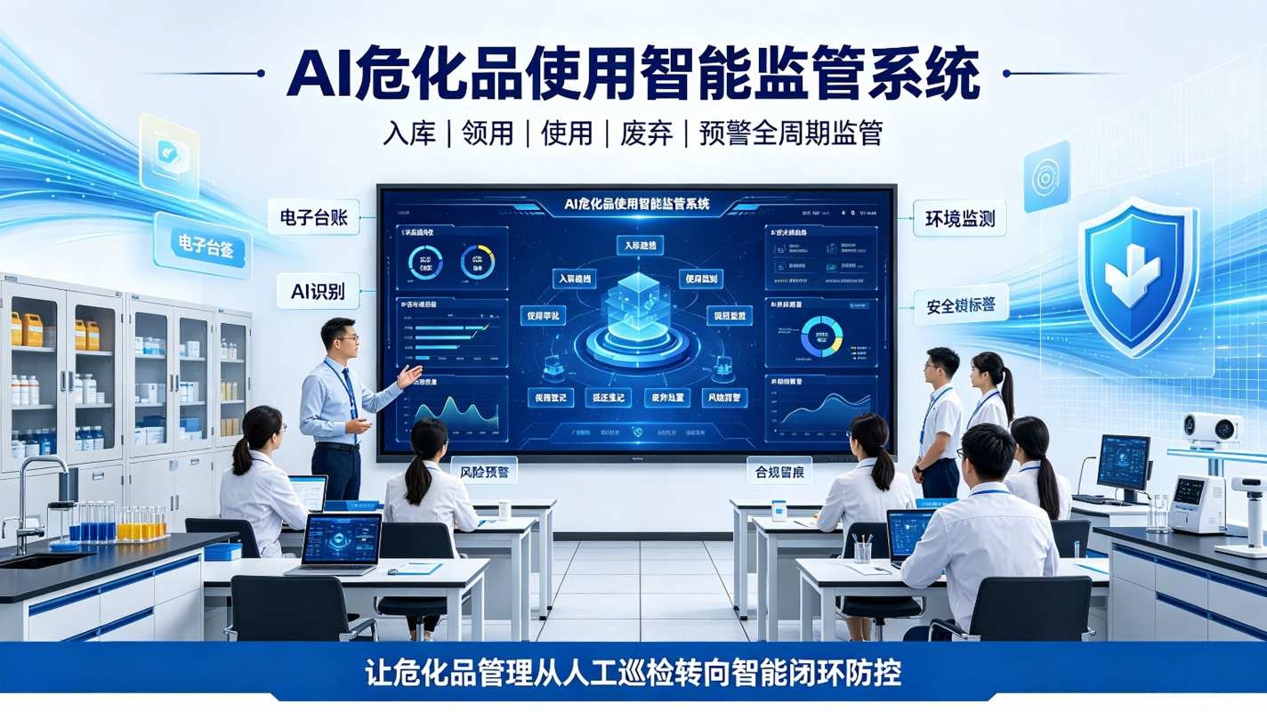 AI危化品智能监管系统:实验室安全管控方案(图1) AI危化品智能监管系统:实验室安全管控方案(图1)