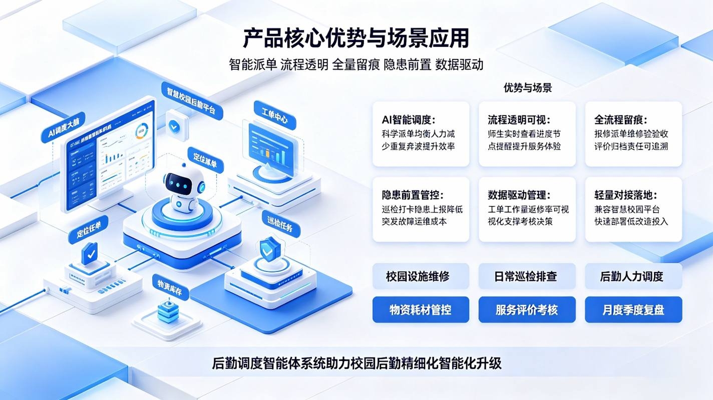 后勤调度智能体系统:校园后勤智能运维方案(图4) 后勤调度智能体系统:校园后勤智能运维方案(图4)