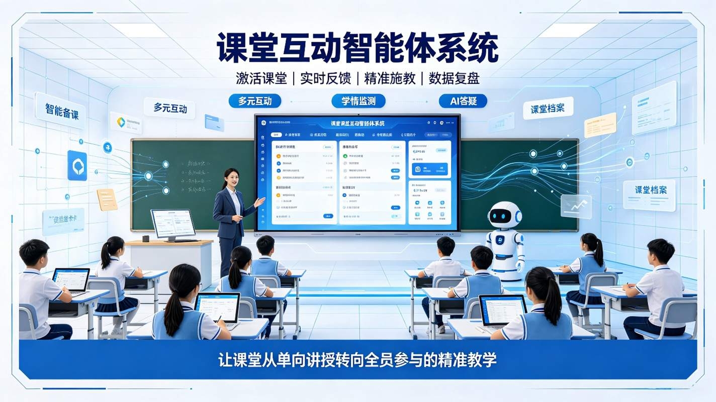 课堂互动智能体系统:智慧课堂教学平台(图1) 课堂互动智能体系统:智慧课堂教学平台(图1)
