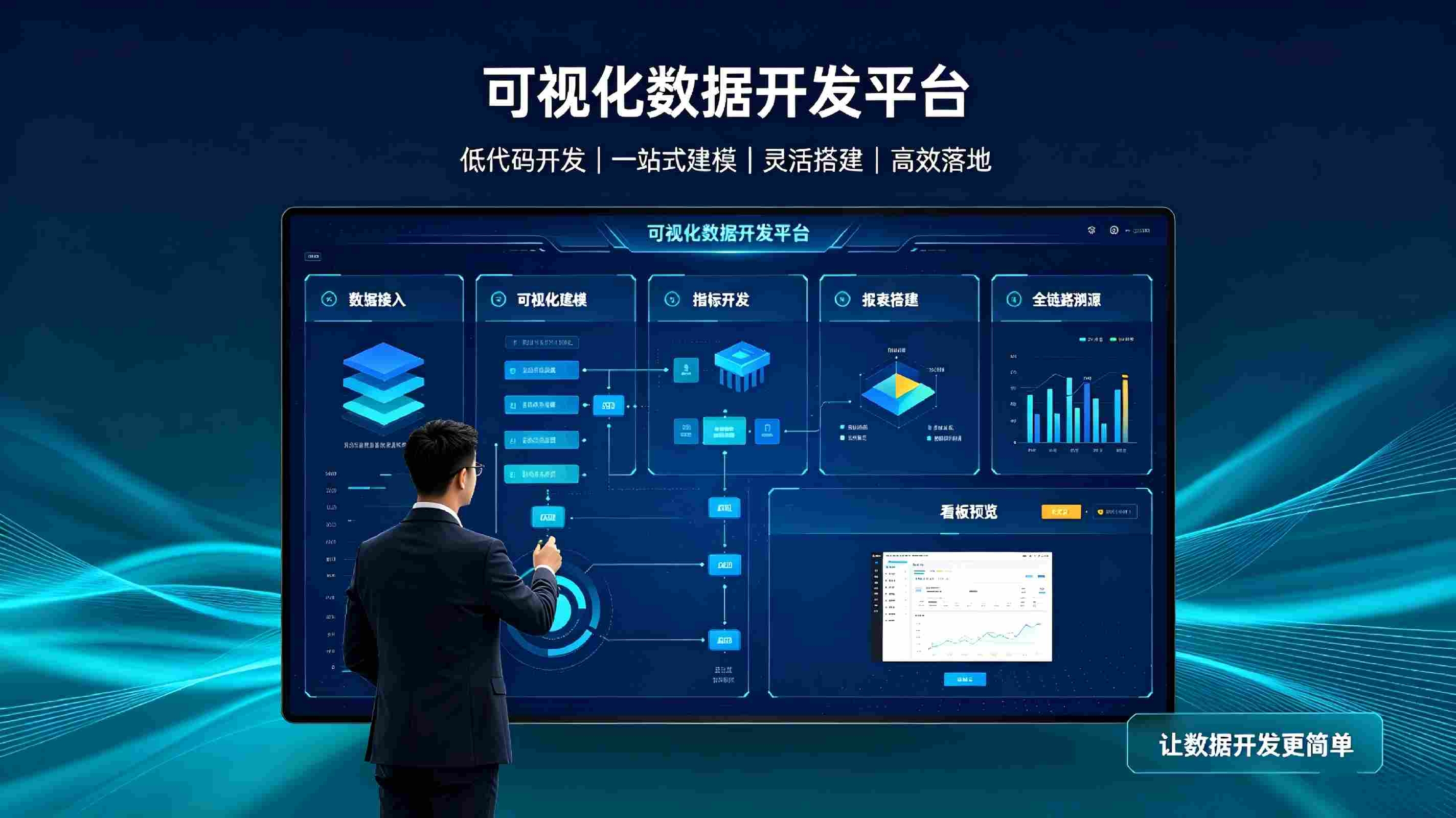 可视化数据开发平台:低代码智能开发,高效落地数据治理与分析(图1) 可视化数据开发平台:低代码智能开发,高效落地数据治理与分析(图1)