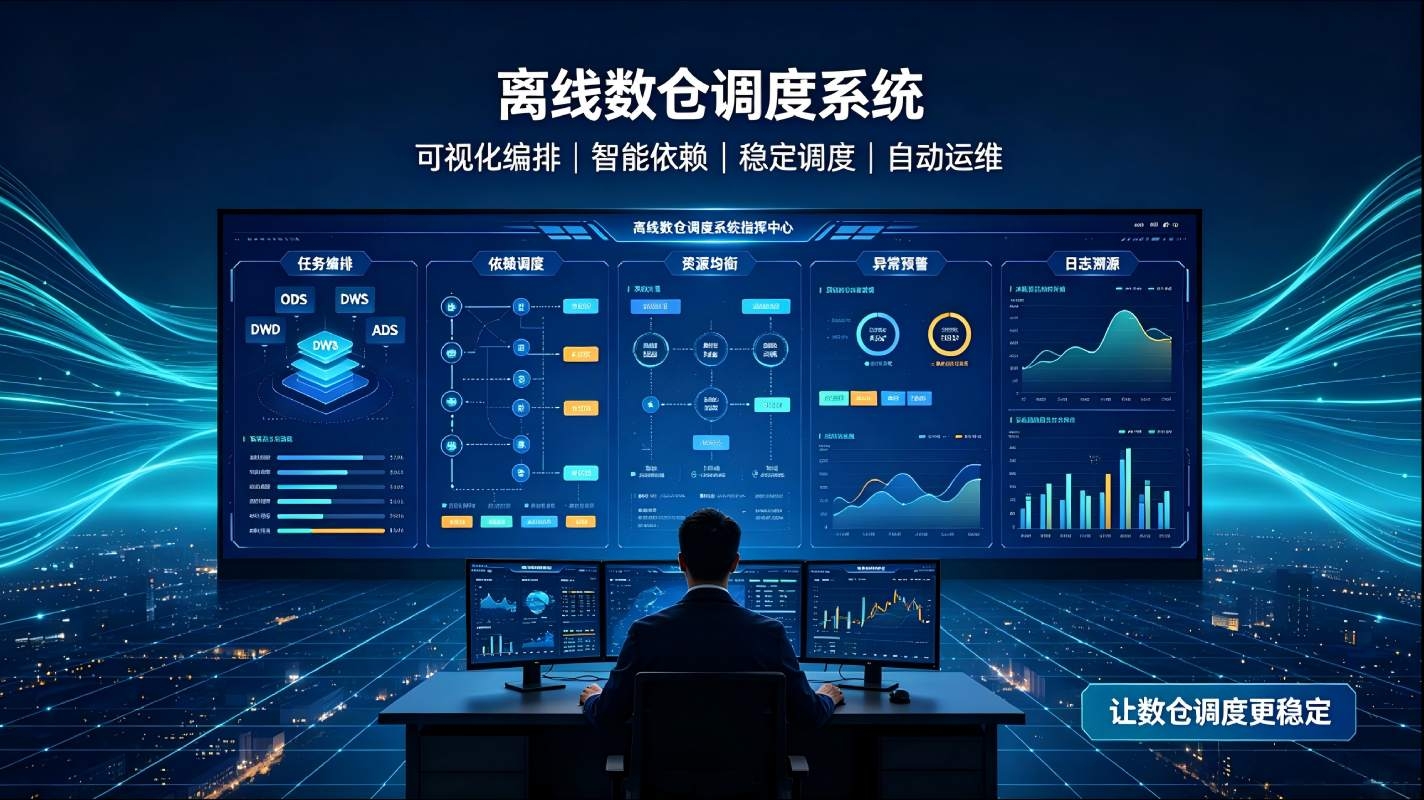 离线数仓调度系统:规范离线数据任务调度,稳定支撑数仓治理(图1) 离线数仓调度系统:规范离线数据任务调度,稳定支撑数仓治理(图1)
