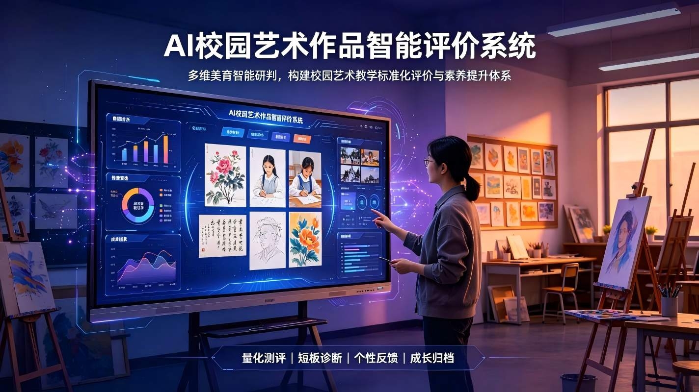 AI校园艺术作品智能评价系统:构建校园艺术教学标准化评价与素养提升体系(图1) AI校园艺术作品智能评价系统:构建校园艺术教学标准化评价与素养提升体系(图1)