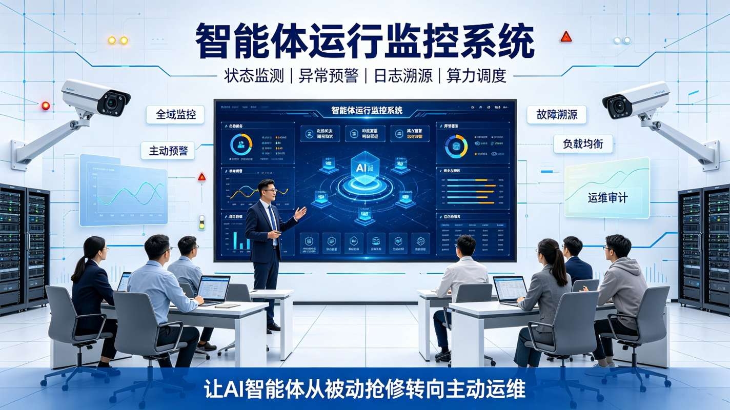 智能体运行监控系统:AI运维管控平台(图1) 智能体运行监控系统:AI运维管控平台(图1)