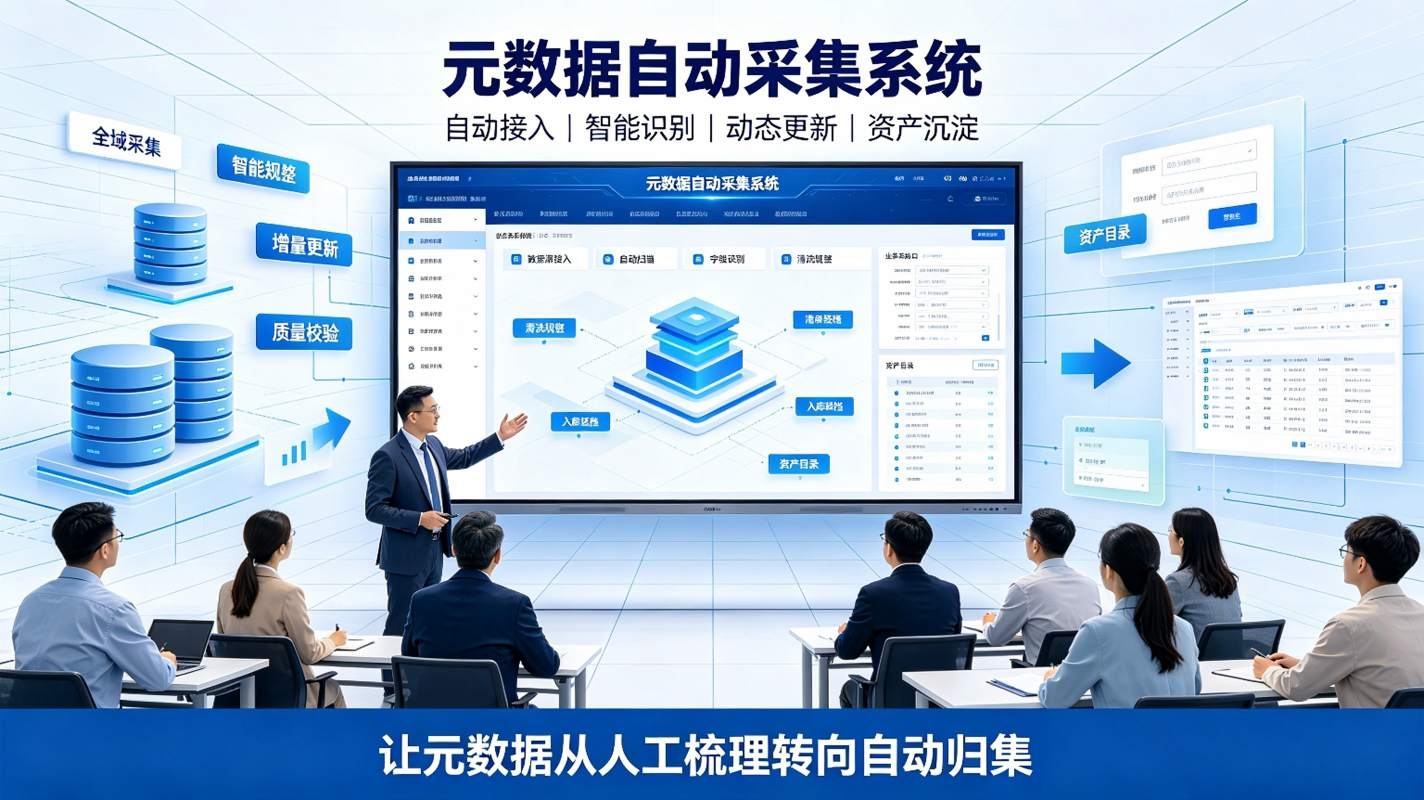 元数据自动采集系统:数据智能归集平台(图1) 元数据自动采集系统:数据智能归集平台(图1)