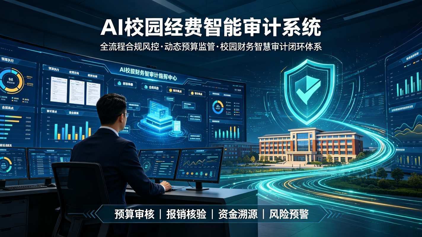 AI校园经费智能审计系统：校园财务智慧审计闭环体系